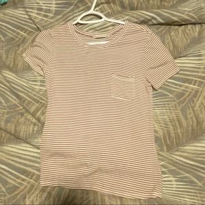 vertical striped tee shirt